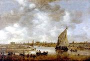 Jan van  Goyen, View of Leiden from the Northeast